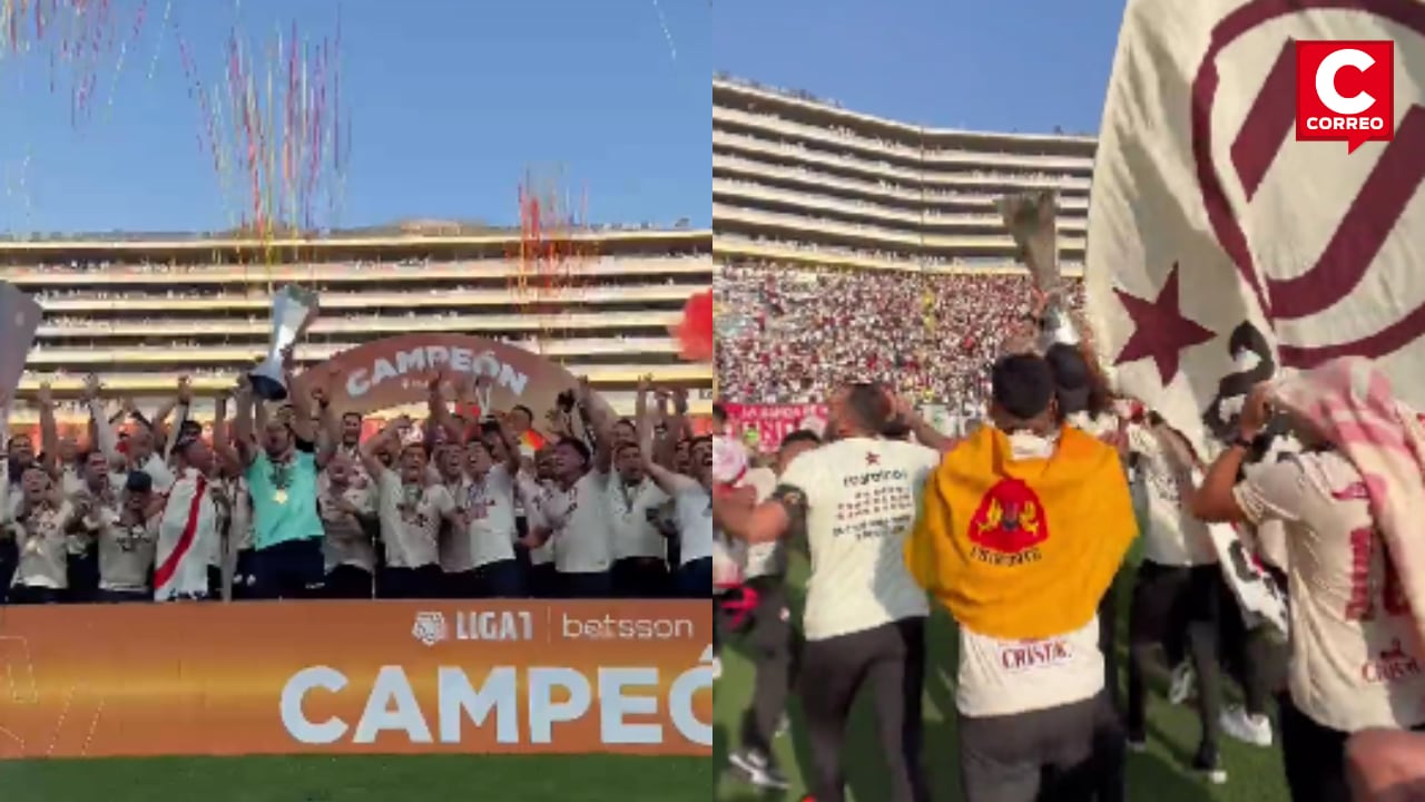 Universitario celebró su título 27 en el Monumental.