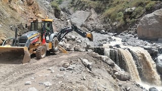Activación de quebradas bloquea caminos en la parte alta de la región de Arequipa