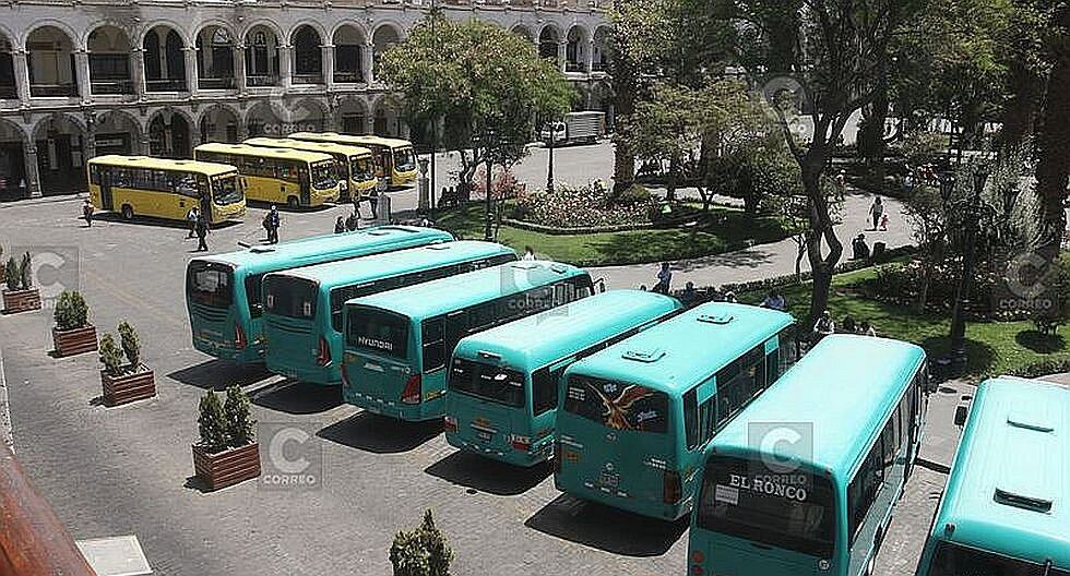 Empresas del SIT sin tarjetas de acreditación operan en Arequipa. (Foto: GEC)