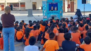 Más de 9 mil escolares aprendieron las reglas de seguridad vial con show de títeres en Trujillo