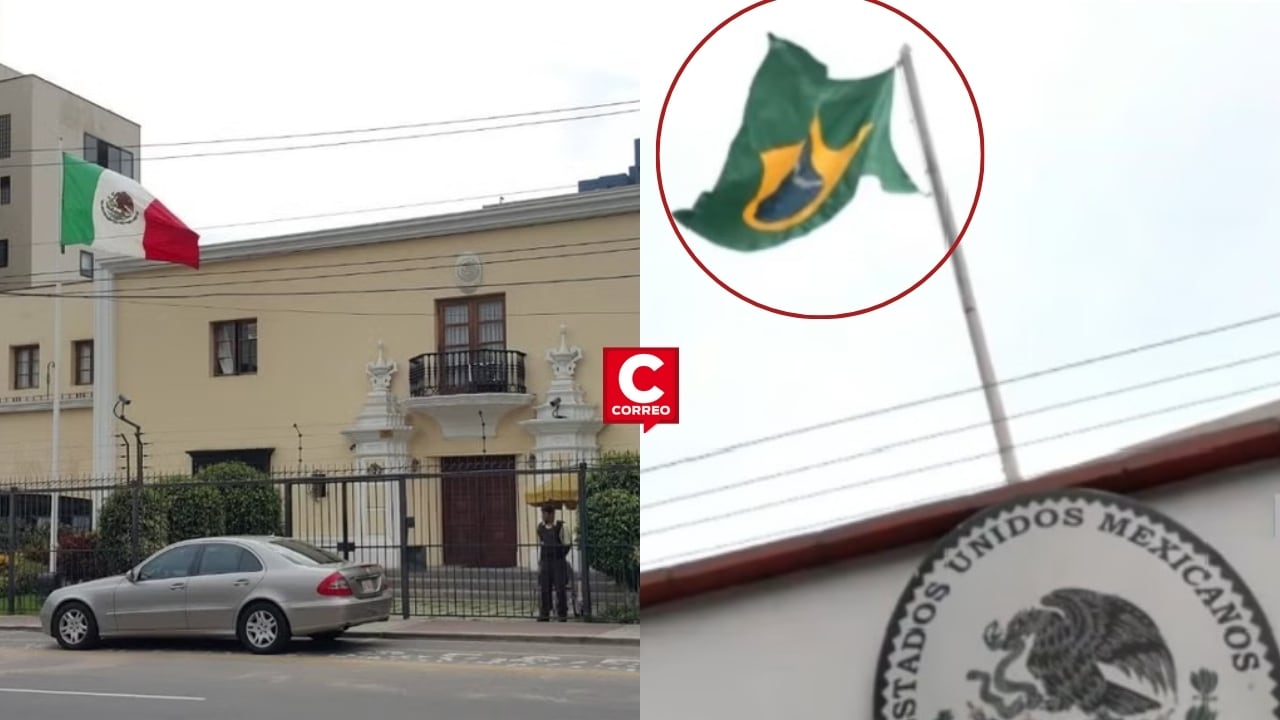 Brasil asume custodia de Embajada de México en Perú tras ruptura de relaciones diplomáticas. Composición: Diario Correo.