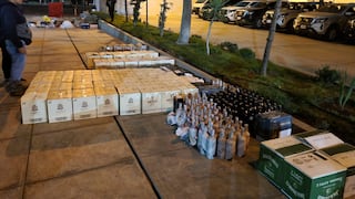 Tacna: Dos detenidos deja incautación de cajas de whisky por 140 mil soles