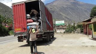 ​Apurímac: Decomisan 14 toneladas de tara de contrabando