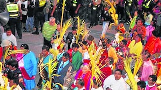 Ayacucho: Miles de feligreses participan de la procesión del Sr. de Ramos