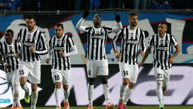 Juventus goleó 4-1 al Atalanta y es el campeón de invierno