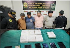 Chiclayo: prisión preventiva contra cuatro investigados por tráfico de drogas
