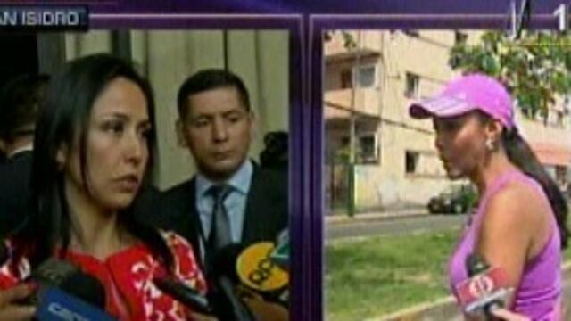 Nadine Heredia habló sobre caso de Cenaida Uribe