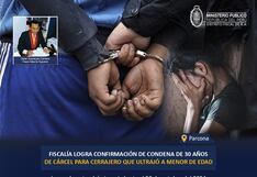 Chincha: 30 años de cárcel contra cerrajero por violar a menor de edad
