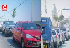 Caos en marcha blanca en el Callao: Intensa congestión vehicular hacia nuevo aeropuerto