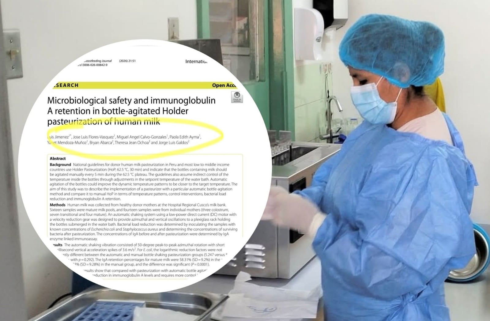 Trabajo de investigación en el Hospital Regional de Cusco es reconocido internacionalmente