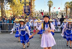 Diez colegios llevaron música al Centro Histórico de Arequipa (FOTOS)