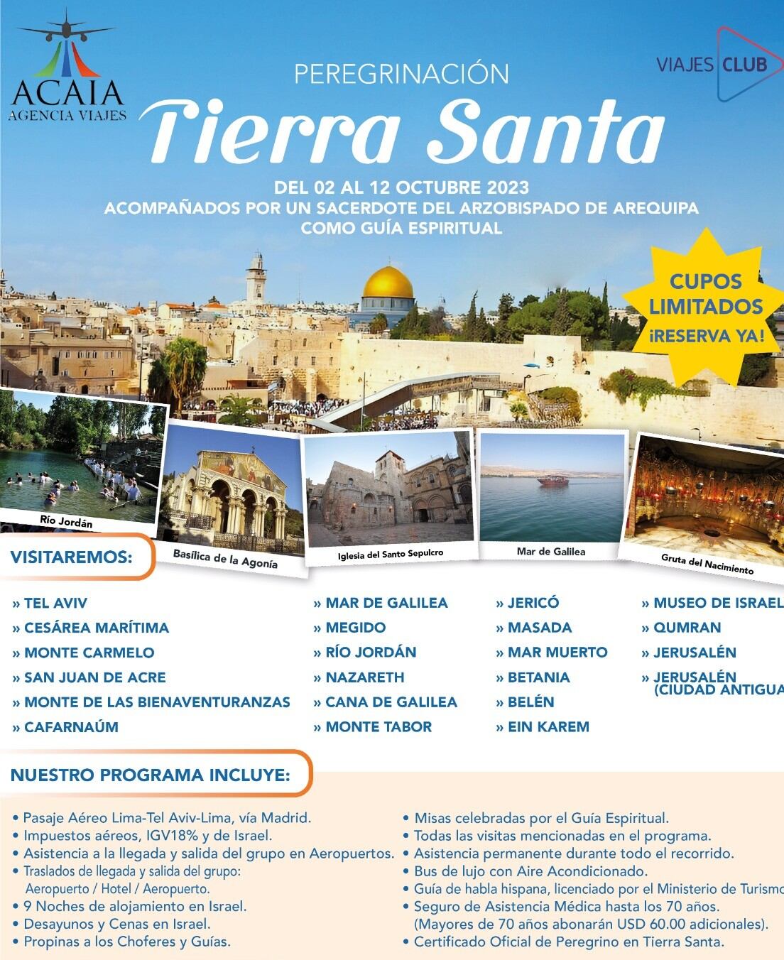 Peregrinos de Arequipa en Israel. (Foto: Captura)