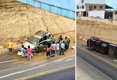 Arequipa: Choque entre tráiler y auto en Camaná deja varios heridos (VIDEO)