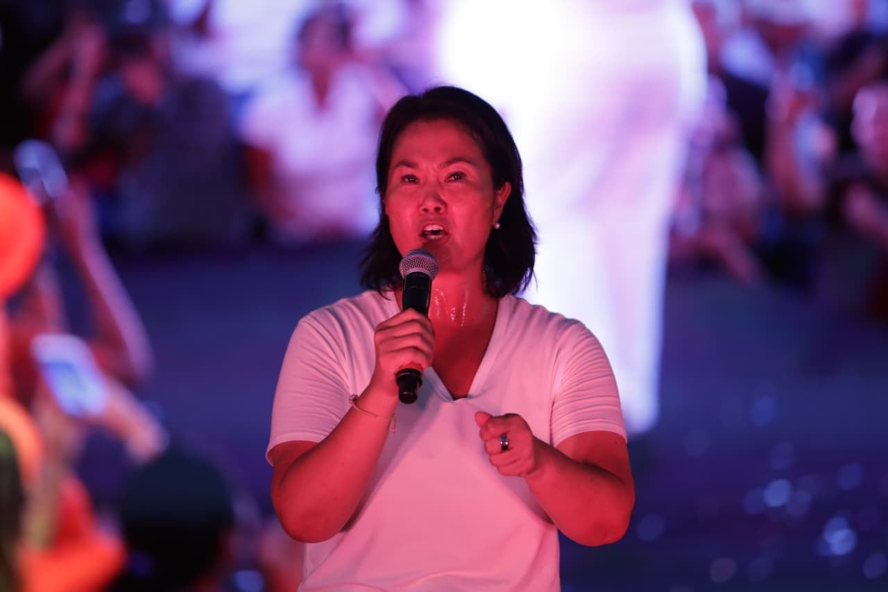 Candidata presidencial de Fuerza Popular, keiko Fujimori. (Foto: Julio Reaño / @photo.gec)