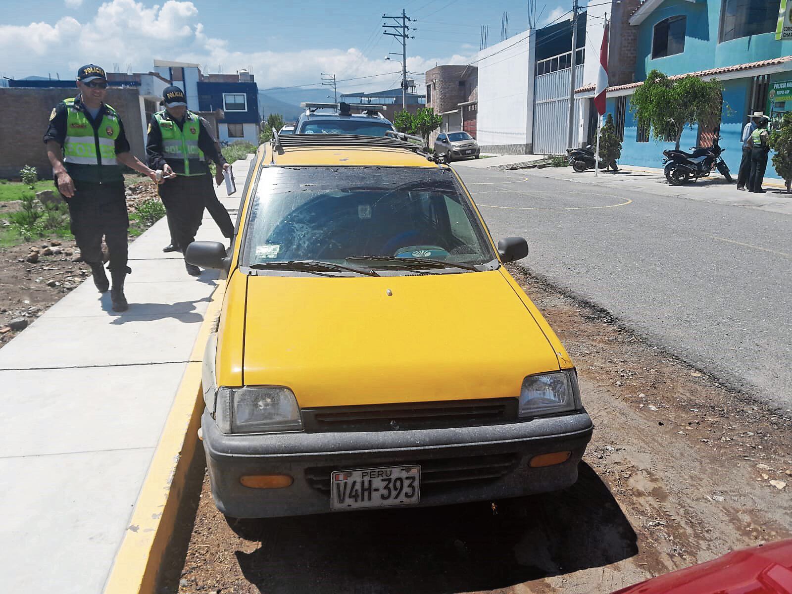 Vehículo fue llevado a la comisaría de Characato. Foto: GEC
