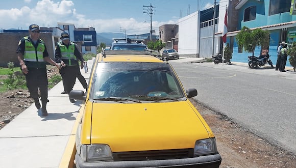 Vehículo fue llevado a la comisaría de Characato. Foto: GEC