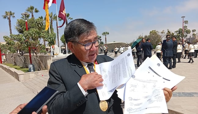 Presidente del Frente de Defensa de Tacna Dante Morales Cabrera (Foto: Correo)
