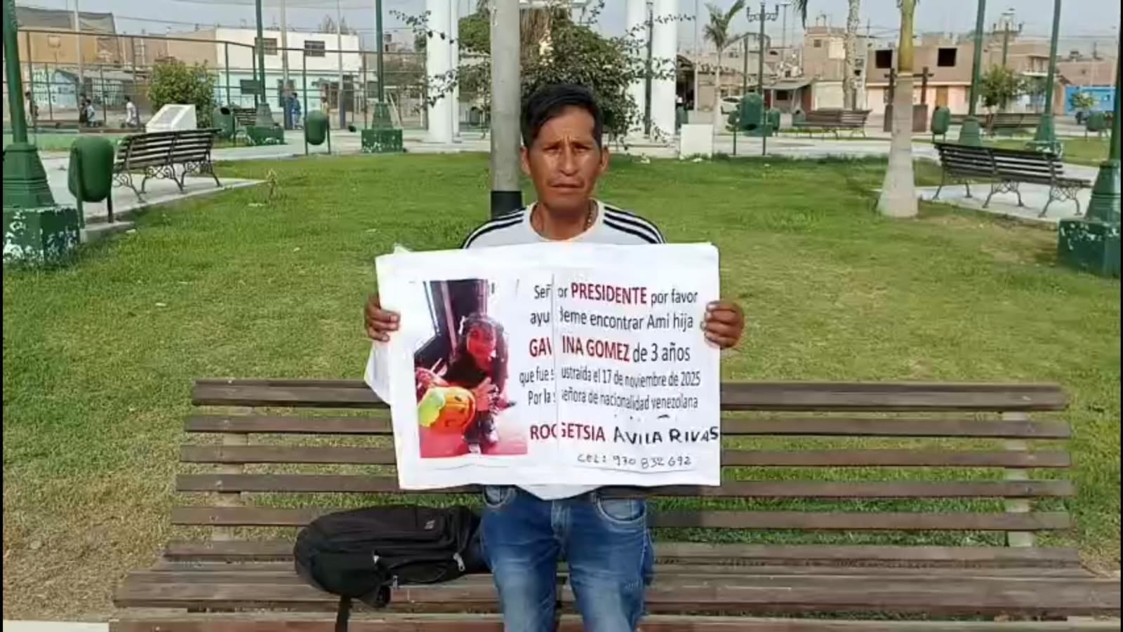 Padre desesperado busca a su hija de 3 años sustraída por la madre