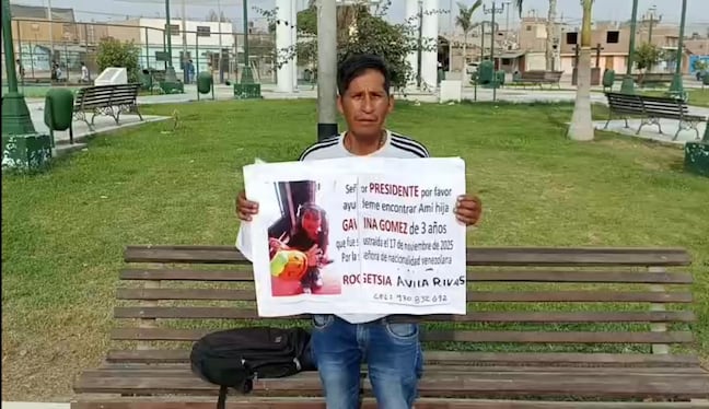 Padre con tenencia legal denuncia sustracción de su menor hija en San Clemente, Pisco. Foto: GEC.