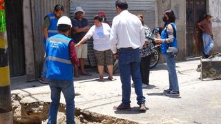 Tacna: Sunass realizó microaudiencia con vecinos por hundimiento de avenida