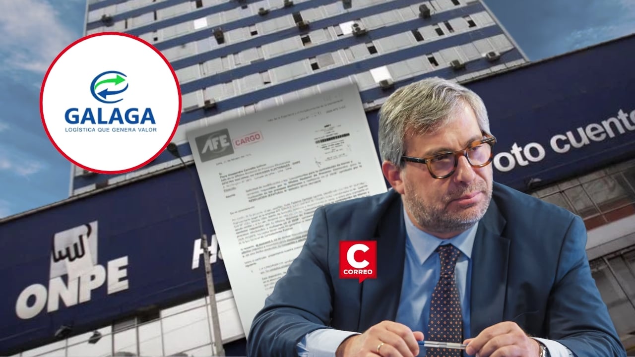 ONPE ignoró alerta sobre presunta corrupción en contrato con Galaga dos meses antes de los comicios . Composición: Diario Correo.