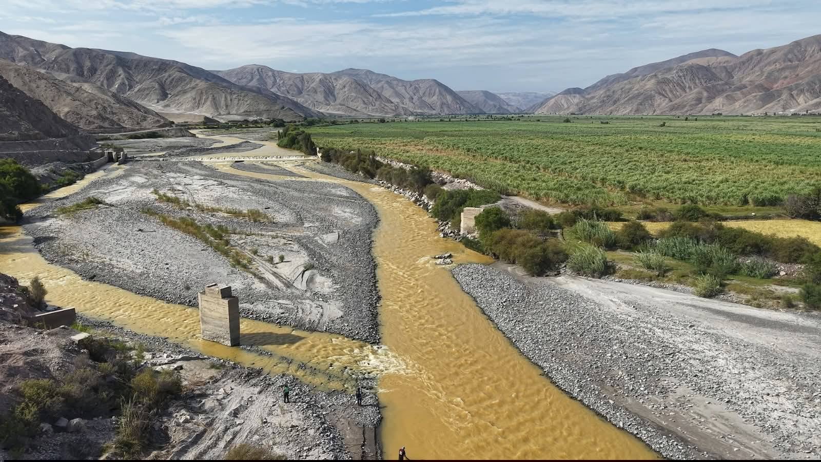 Río Tambo con coloración amarillenta genera preocupación a agricultores (Foto: Municipalidad de Islay)