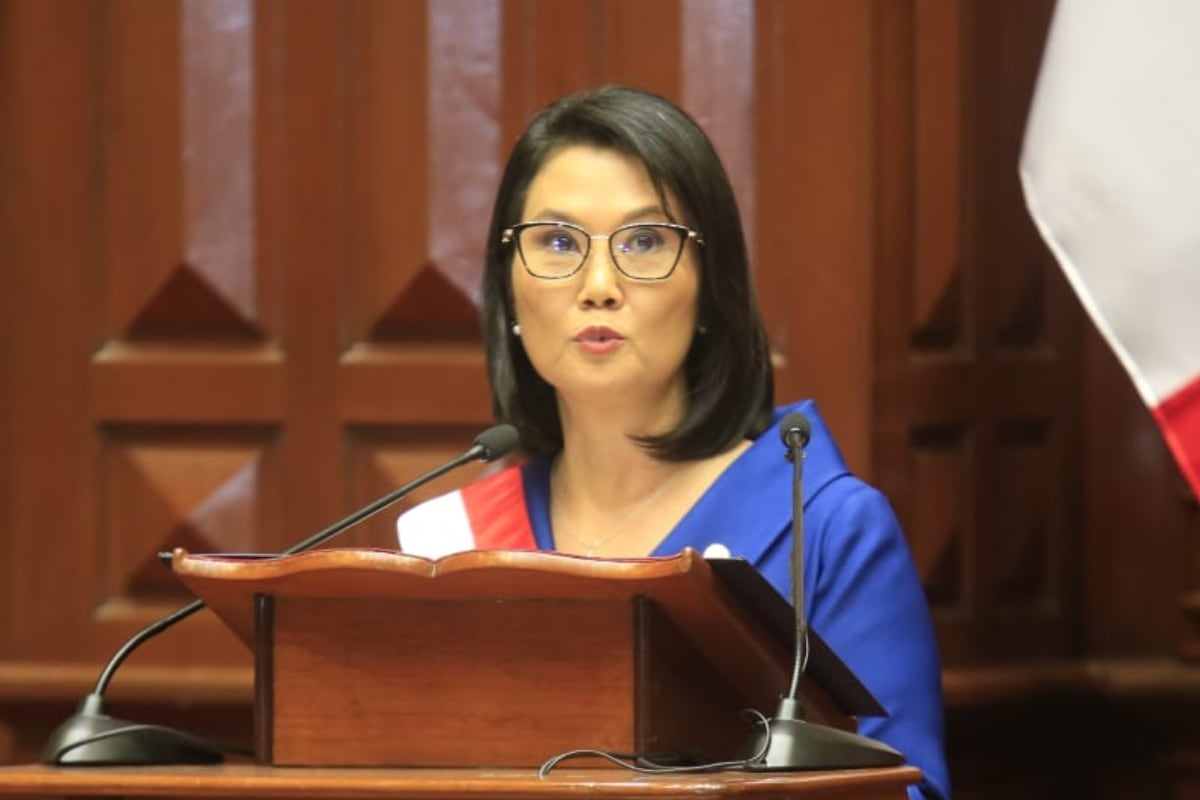 La presidenta Keiko Fujimori hizo un llamado a la oposición por el bien del país. (Foto: Alonso Chero / @photo.gec)