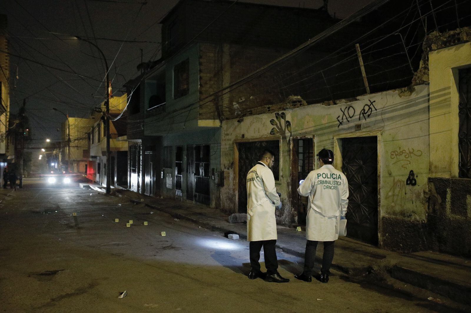 Balacera se registró en el distrito de Comas. Foto: Joel Alonzo/GEC