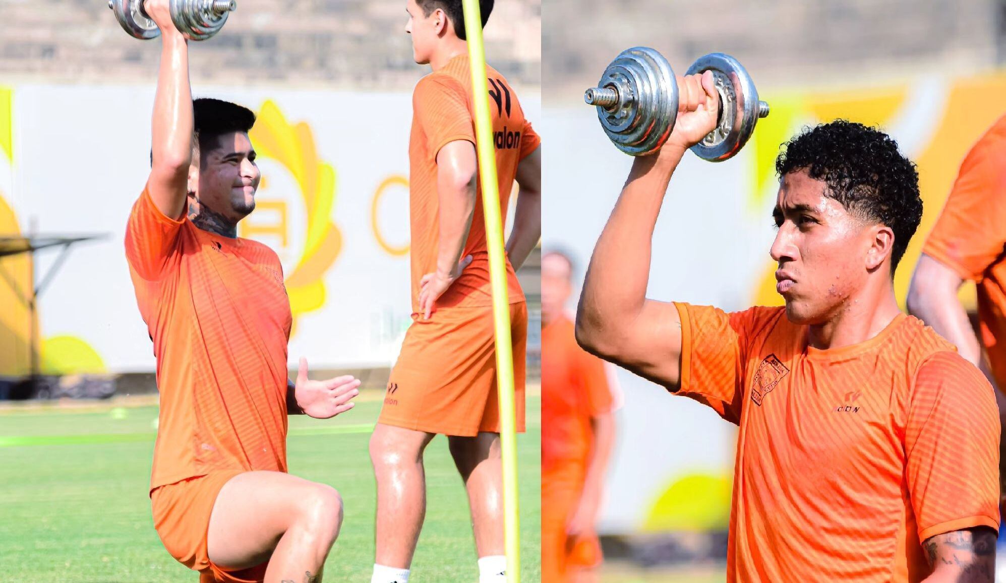 Refuerzos "Churres" ya entrenan con el equipo de Carlos Compagnucci.