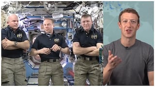 Facebook: Transmiten por primera vez un "en vivo" desde el espacio (VIDEO)