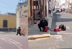 Maleta abandonada en exteriores de una bodega genera alarma en el centro de Trujillo (VIDEO)