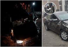 Pisco: auto se despista en la Panamericana Sur y a primera horas dos policías resultan heridos