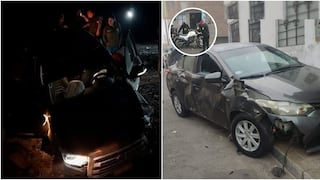 Pisco: auto se despista en la Panamericana Sur y a primera horas dos policías resultan heridos