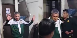 Dos efectivos de la Policía en presunto estado de ebriedad fueron grabados luego de agredir a un civil, pero no fueron retirados de sus cargos.