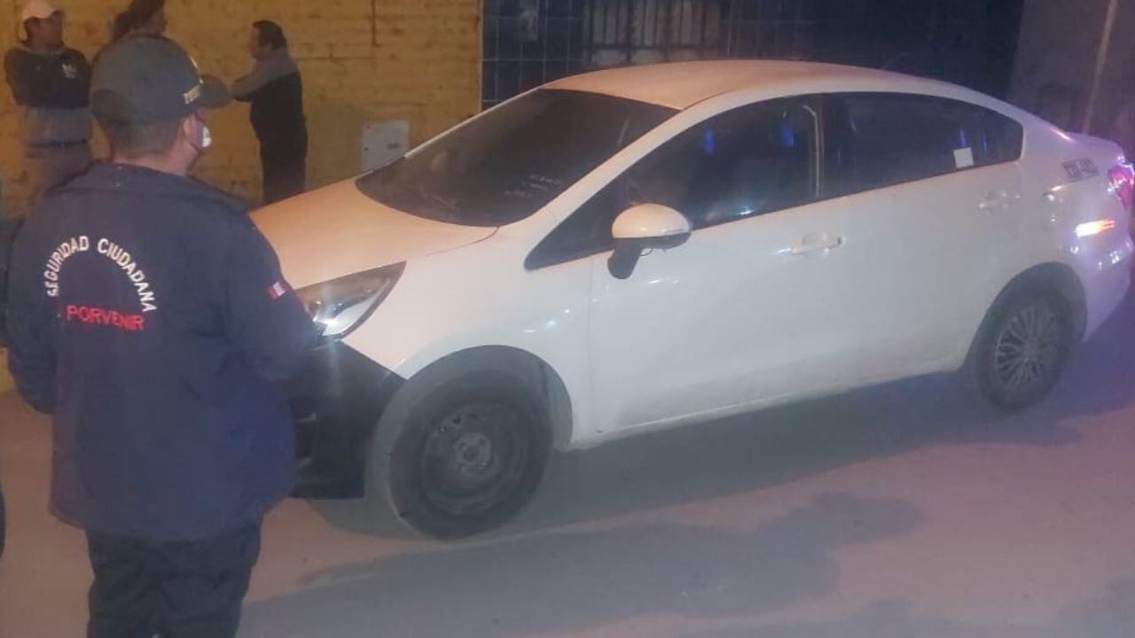 Agentes de serenazgo lo encontraron abandonado por inmediaciones del Parque Antenor Orrego, en el sector Río Seco, en el distrito El Porvenir.