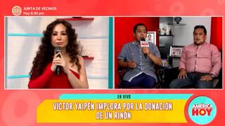 Víctor Yaipén necesita un trasplante de riñón y clama por un donante