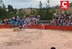 Mujer fue embestida por toro durante fiesta patronal en Ayacucho