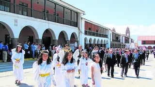 Colegio Mariscal Cáceres realizó desfile por aniversario número 167