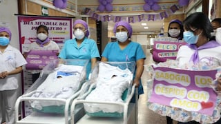 Gemelos prematuros se recuperaron y salieron de alta en Hospital Sabogal  