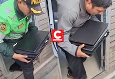 Por laptop robada en Lima incautan más de 30 equipos en Huancayo (VIDEO)
