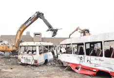 ATU intensifica retiro de transporte informal y ya chatarreó más de un centenar de vehículos