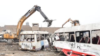 ATU intensifica retiro de transporte informal y ya chatarreó más de un centenar de vehículos