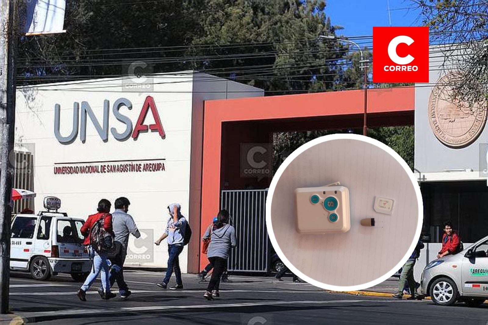 Suplantadores son detenidos en examen de la UNSA. (Foto: Correo)