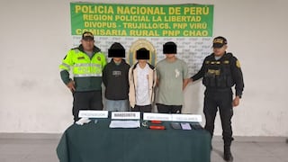 La Libertad: Menores cayeron con dos artefactos explosivos