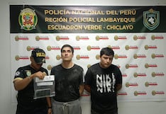 Chiclayo: capturan a dos presuntos integrantes de “Los Faites de Cix” por robo agravado