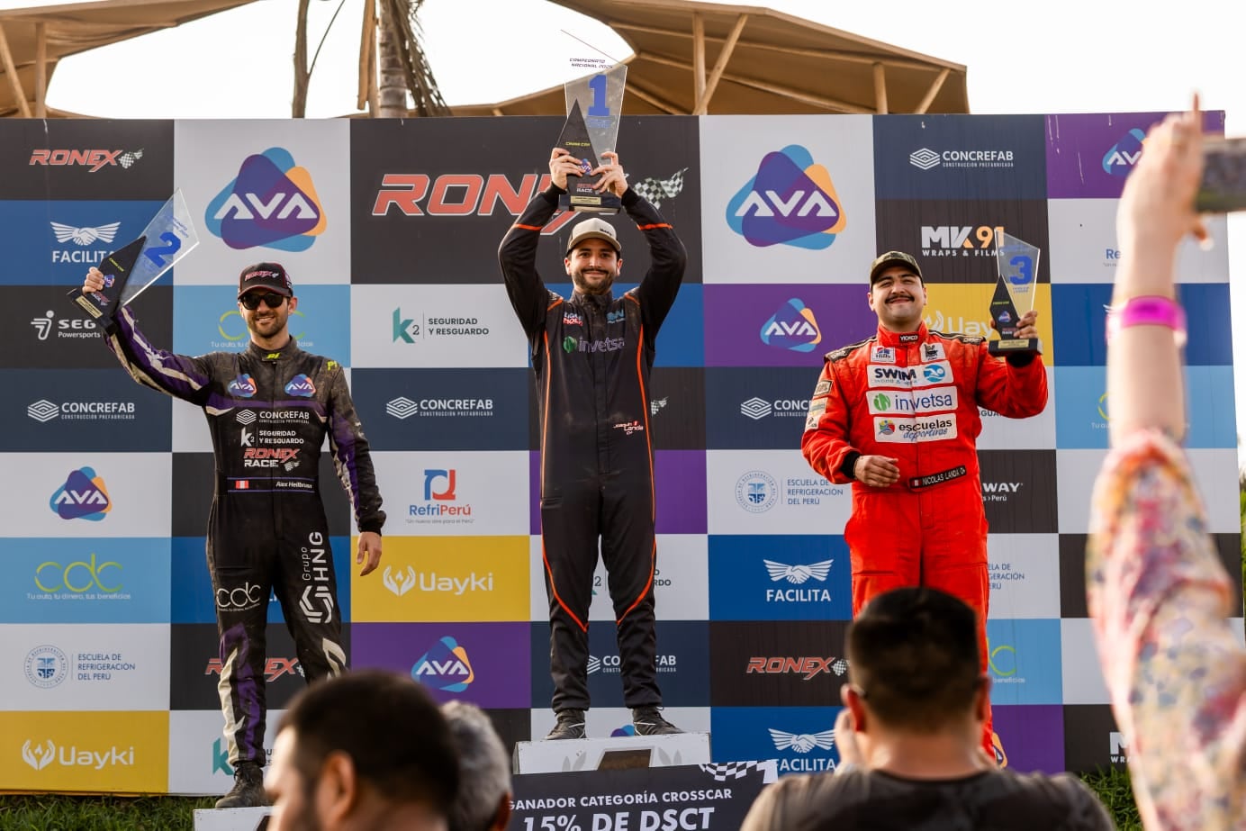 Ganadores de la competencia Ronex 2025. FOTOS: Ronex Race Media