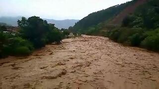 Tres distritos de Selva Central en emergencia por lluvias y huaicos (VIDEO)