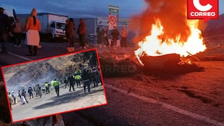 Acolla ardió en su aniversario por bloqueo de carretera Jauja - Tarma