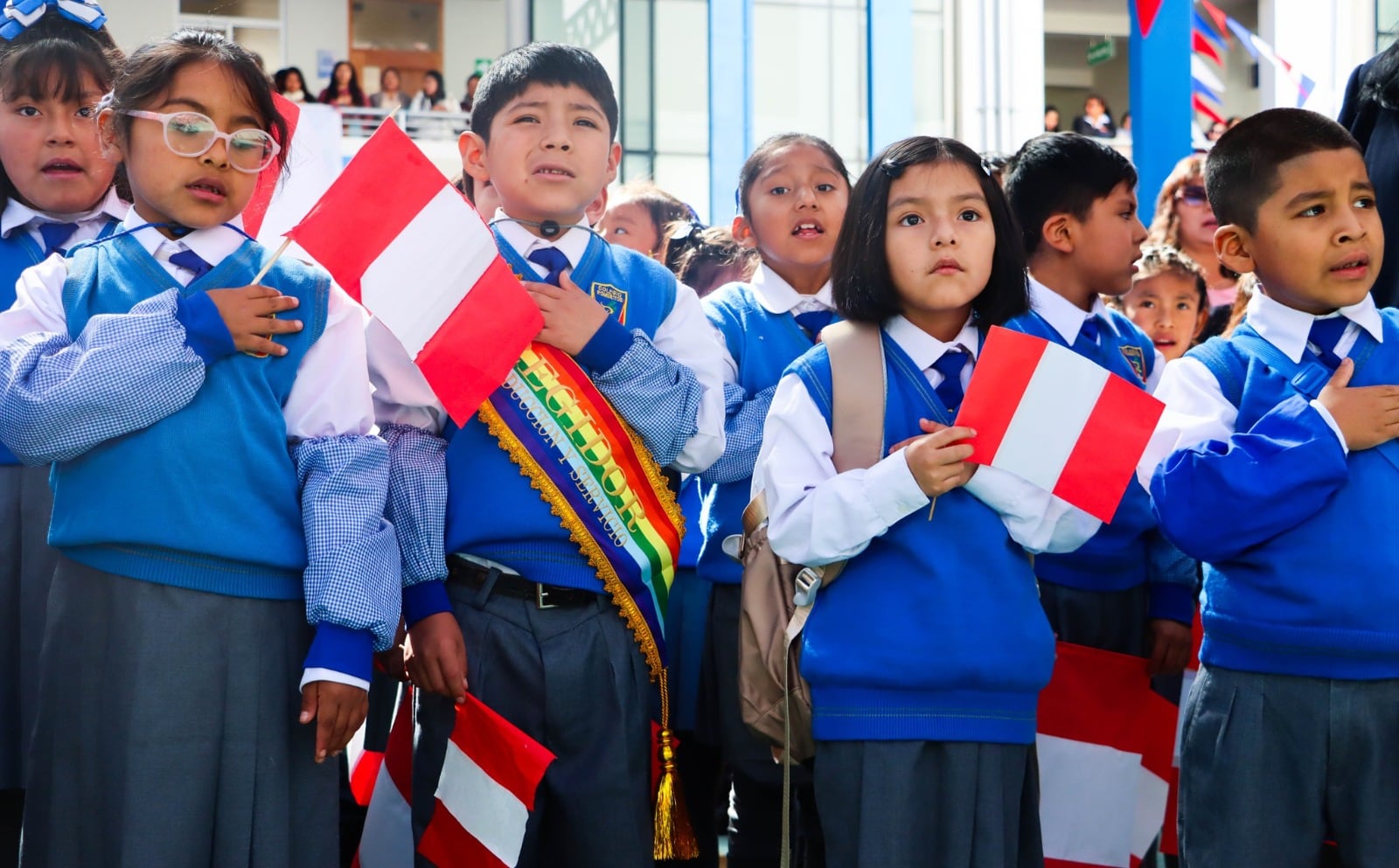 La ceremonia de inicio del Buen Año Escolar 2026 se dio en la inauguración de nuevas instalaciones en la I.E. Romeritos del Cusco.