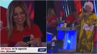 Teletón 2019: Karina Rivera pasó incómodo momento al estar distraída con su celular (VIDEO)